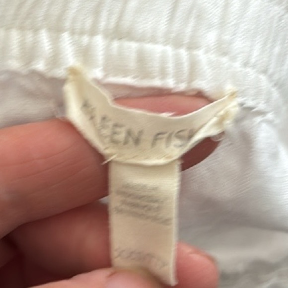 Eileen Fisher Organic Linen Bermuda Shorts Woman XXS White Pockets 10.5” inseam - Picture 12 of 13